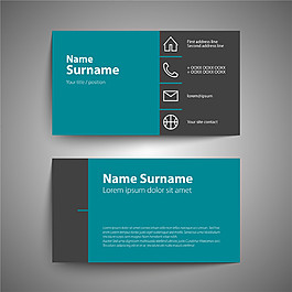 精美商務(wù)名片設(shè)計矢量元素制作