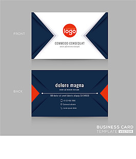 精美商務(wù)名片設(shè)計矢量圖元素