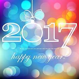 光斑2017圣誕字體圖片
