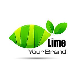 柠檬和叶子logo图片