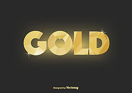 金矢量背景