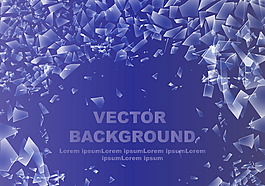 抽象破碎的Glass Background