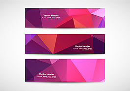 摘要Polygonal Banner