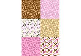粉紅和Brown Patterns