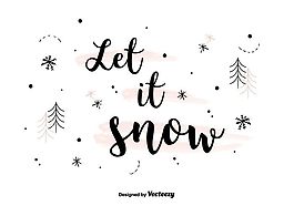 讓它下雪背景矢量