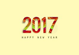 時尚新年2017卡