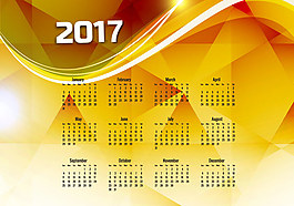 2017年度日歷