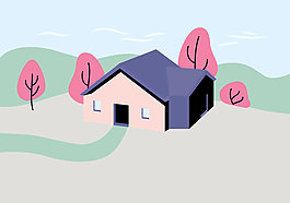 住宅景觀圖