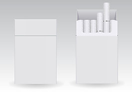 免费香烟空白包矢量