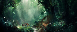 夢幻森林淘寶背景