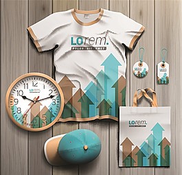 時(shí)尚VIS視覺設(shè)計(jì)模板矢量元素
