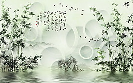 中國(guó)風(fēng)電視背景
