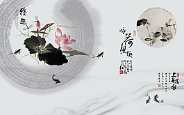 中國(guó)風(fēng)電視背景