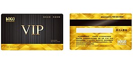精致VIP會員卡設(shè)計(jì)矢量素材