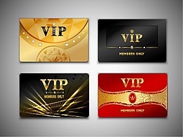 時(shí)尚商務(wù)VIP貴賓卡設(shè)計(jì)矢量素材