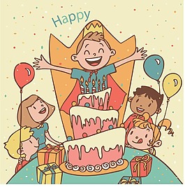小朋友过生日