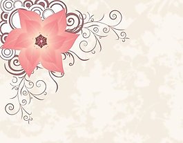 花圓角裝飾