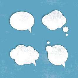 多云的垃圾語(yǔ)音泡沫