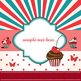 Cupcake的生日卡