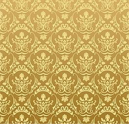 金色復(fù)古裝飾圖案