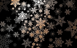 雪花背景光影
