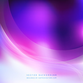 中文摘要藍(lán)色紫色波浪背景模板