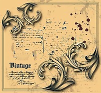 復(fù)古圖案背景27