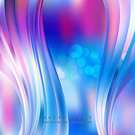 中文摘要藍(lán)紫色波浪背景