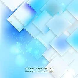 抽象淺藍色正方形背景設(shè)計