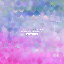 中文摘要藍(lán)紫色六邊形背景