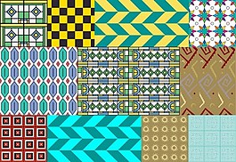 圖案背景矢量圖