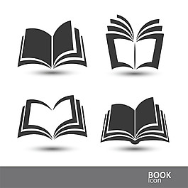 翻開(kāi)的書(shū)本按鈕圖標(biāo)圖片