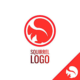 松鼠logo圖片