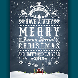 圣誕文字卡的設(shè)計