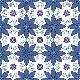 花紋矢量圖