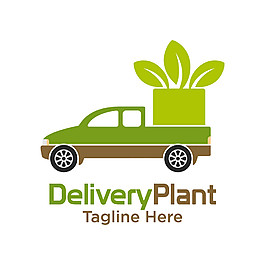 汽車和盆栽logo圖片