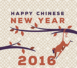 幾何中國新年背景
