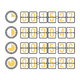 數(shù)字時(shí)間倒計(jì)時(shí)模板