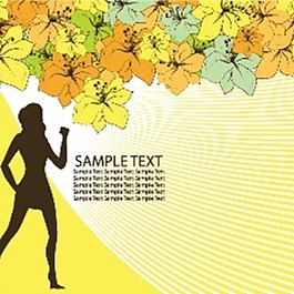 秋天元素設(shè)計摘要海報圖
