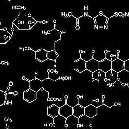 化學分子背景設計元素圖案
