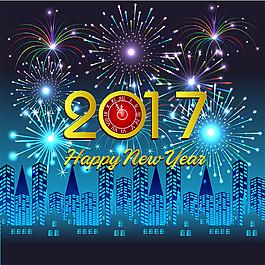 2017圣誕節(jié)海報禮花背景圖片