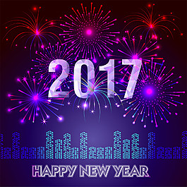 2017新年海報(bào)設(shè)計(jì)圖片