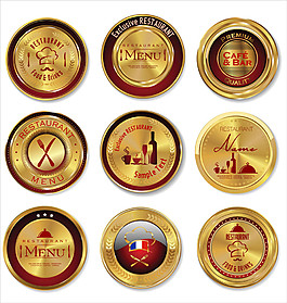 意大利美食標(biāo)簽設(shè)計(jì)圖片