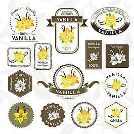 植物花朵標簽圖片