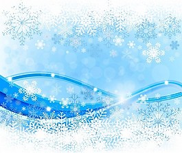 雪花背景素材
