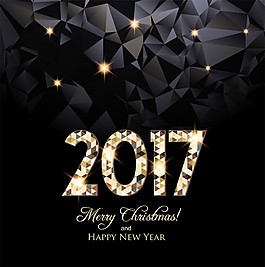金色三角形2017年字體圖片