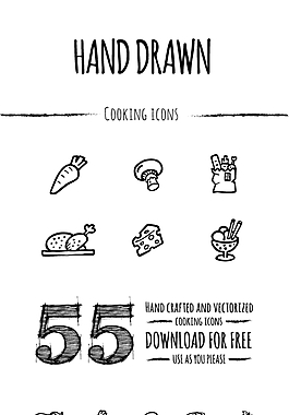 食物圖標(biāo)簡(jiǎn)筆