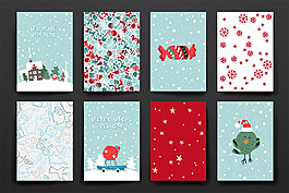 圣誕節(jié)雪花和小鳥圖片