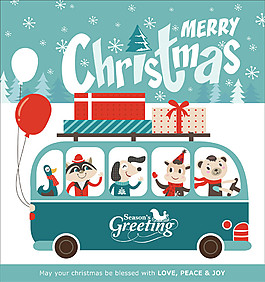 圣誕節背景設計圖片4