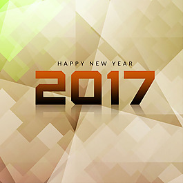 多邊形背景與廣場(chǎng)新年